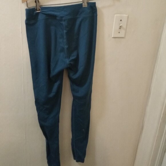 Woolies Tech Sz S teal Merinowool baselayer leggings - Picture 4 of 5